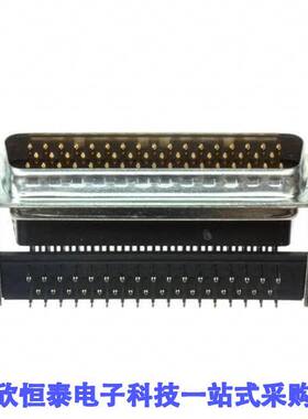 747497-4连接器 《 CONN D-SUB PLUG 50POS R/A SOLDER    》