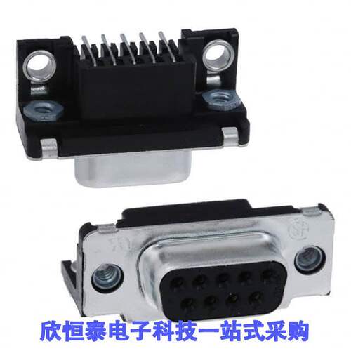745781-4连接器 《 CONN D-SUB RCPT 9POS R/A SOLDER    》