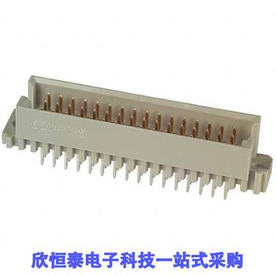 5650477-5连接器 《 CONN DIN PLUG 48POS PCB GOLD    》