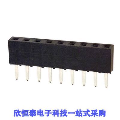 25630901RP2连接器 《 CONN RCPT 9POS 0.079 GOLD PCB    》
