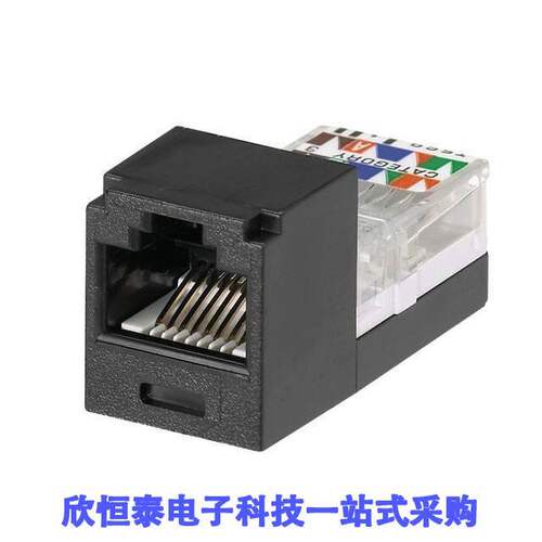 CJ66UBLY连接器 《 MINI-COM MODULE, CAT 3, UTP, 6 P    》