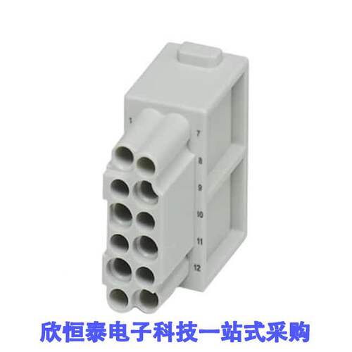 1414355连接器 《 MODULE FEMALE 12POS CRIMP    》