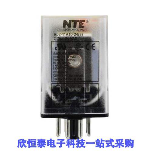 R02-11A10-24继电器 《 RELAY-10AMP-A/C 24V    》