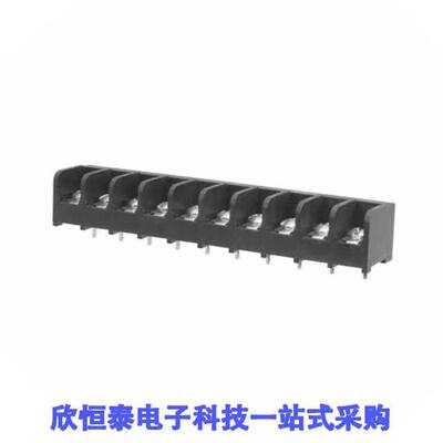 3-1437653-8连接器 《 CONN BARRIER STRP 10CIRC 0.375