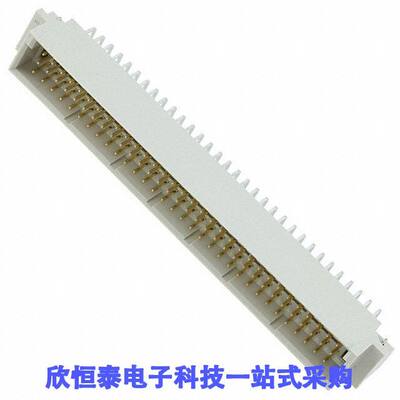 8-1393644-3连接器 《 CONN DIN PLUG 96POS PCB RA GOLD    》