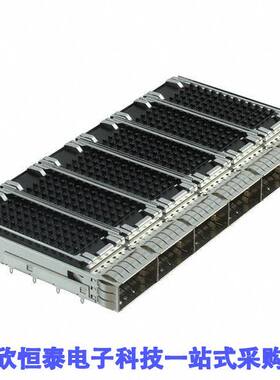 2170707-4连接器 《 CONN QSFP28 CAGE 1X6 W/HSINK R/A    》