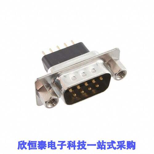 DE09-PE-1-JS连接器 《 D-SUB HI PROFILE PCB 9 WAY PLUG    》