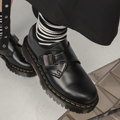 Fenimore搭扣马丁鞋 男女同款 Bex单鞋 疯家自制 英伦风小皮鞋 子