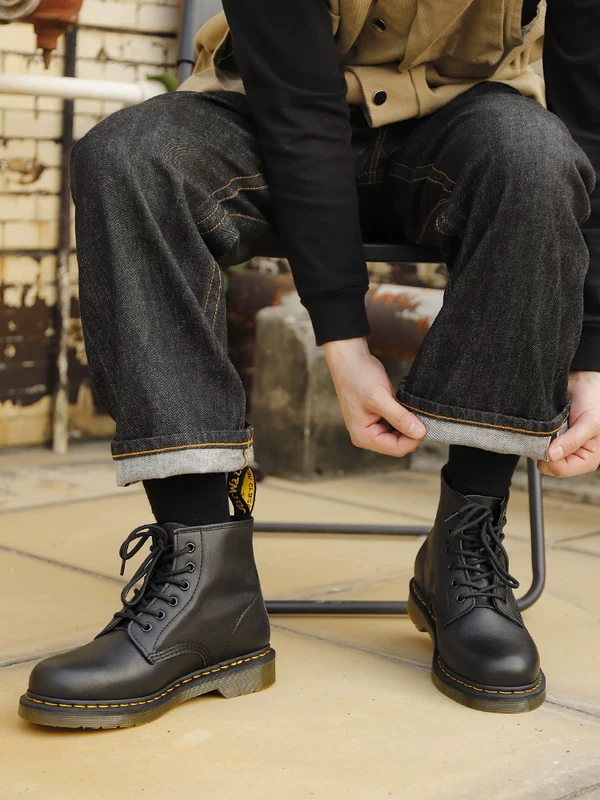 疯家 Martens, low boots, genuine leather