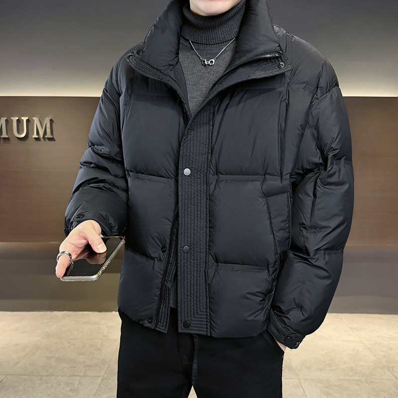 2025新款立领男士羽绒服外套冬装短款轻薄潮流高级感衣服冬季男装