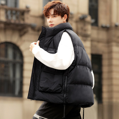 羽绒马甲男款春秋冬季2025新款潮牌休闲保暖背心男士马夹坎肩外穿