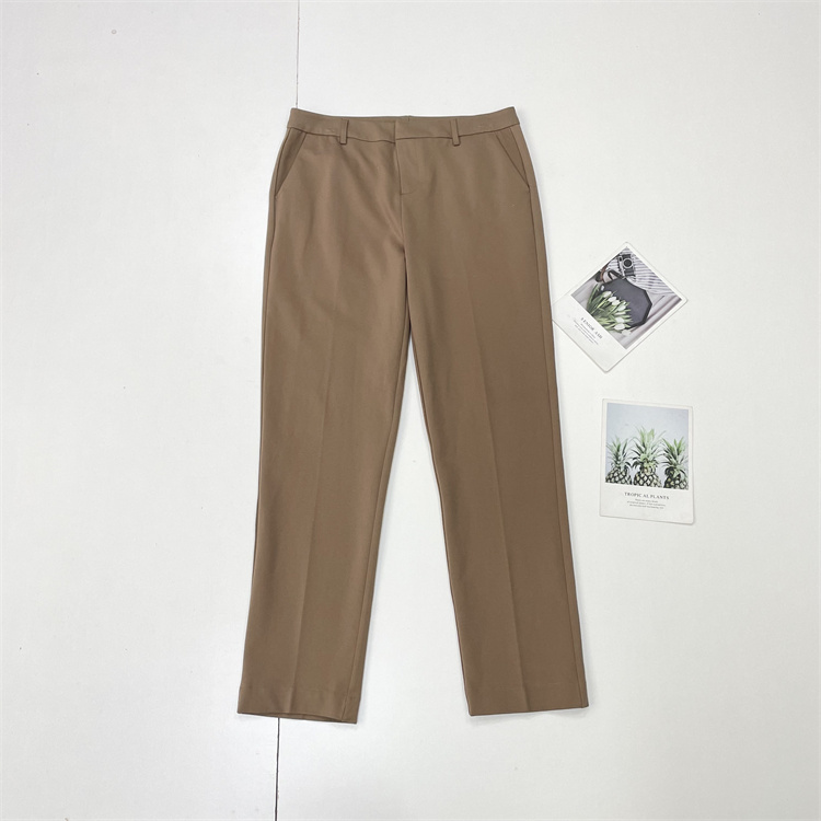 A3大码特惠~外贸尾纯元25秋冬新款烟管裤萝卜裤西裤女有弹力长裤