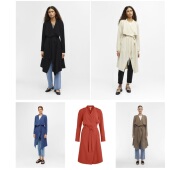 款 开衫 外贸女单风衣长款 经典 外套有腰带垂感好性价比高 式 A4经典