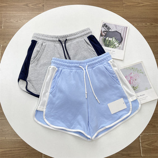 毛圈宽松休闲运动家居裤 G1外单短裤 女士短裤 新款 2025年夏季