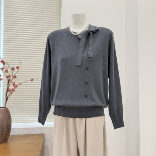 妈妈春装针织毛衫2026新款休闲外套中老年上衣女春秋时尚休闲减龄