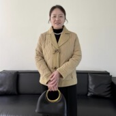 妈妈秋冬装 洋气棉服中年女2025新款 棉袄中老年人上衣加厚棉衣外套