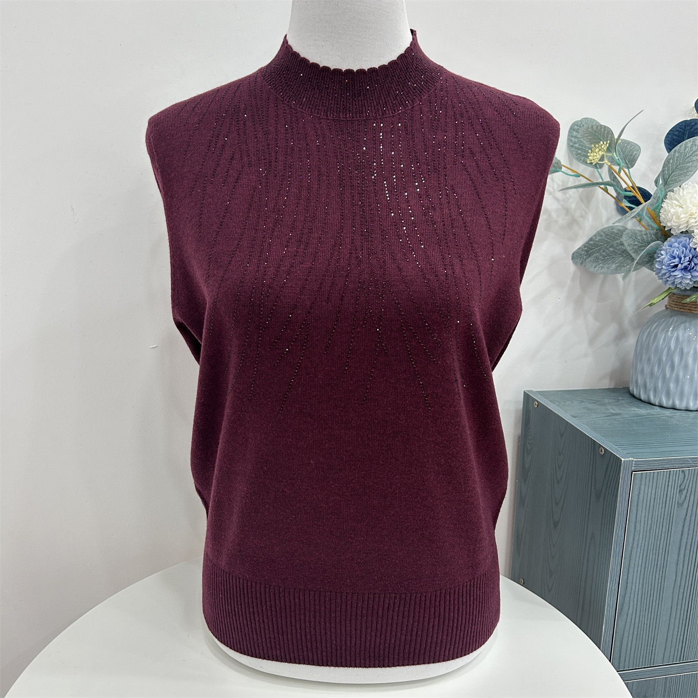 妈妈秋款毛衣禾美人大码针织衫