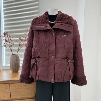 中老年衣服加厚棉衣外套