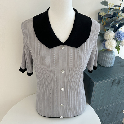 妈妈装2025夏季短袖小衫