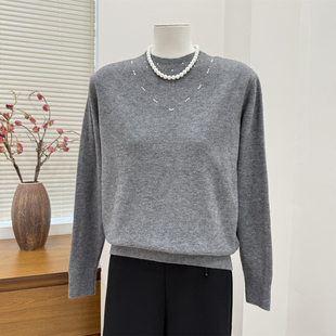 中老年人秋冬款毛衣女2026新款时尚妈妈秋装毛衣半高领针织打底衫