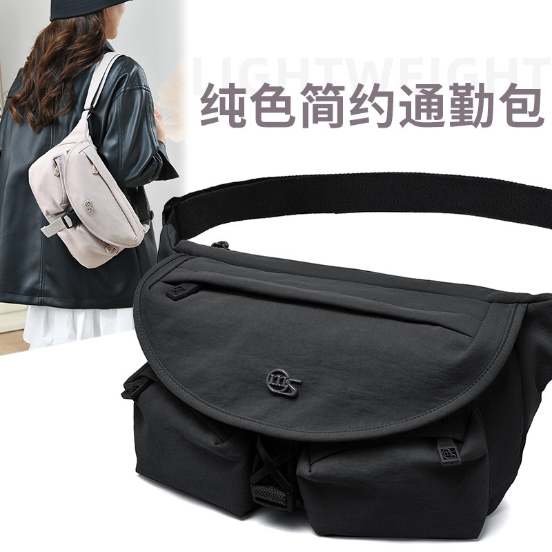 2026新款男士胸包尼龙布包运动单肩斜挎包女休闲轻便小包手机包,箱包皮具/热销女包/男包,胸包,淘宝优惠券,粉丝福利购,淘宝优惠卷