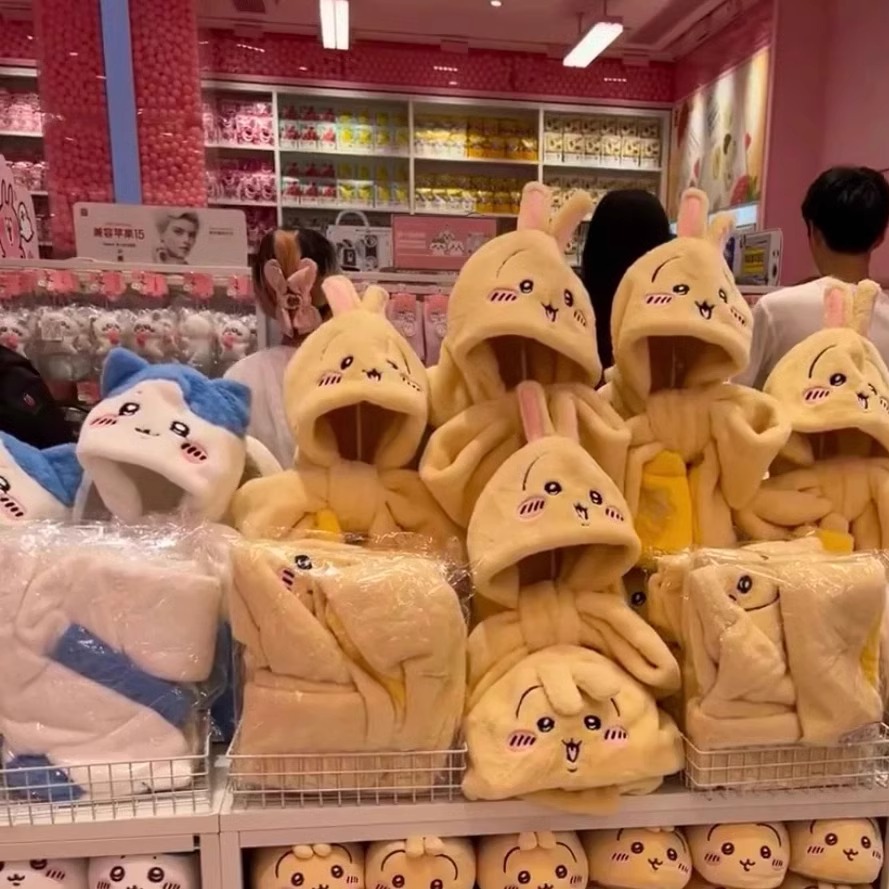 乌萨奇日系卡通保暖手套三合一