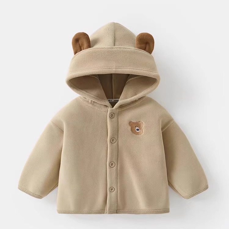 三折品牌清仓撤柜婴幼儿秋冬季咔咔熊猫加绒外套棉衣棉服宝宝上衣