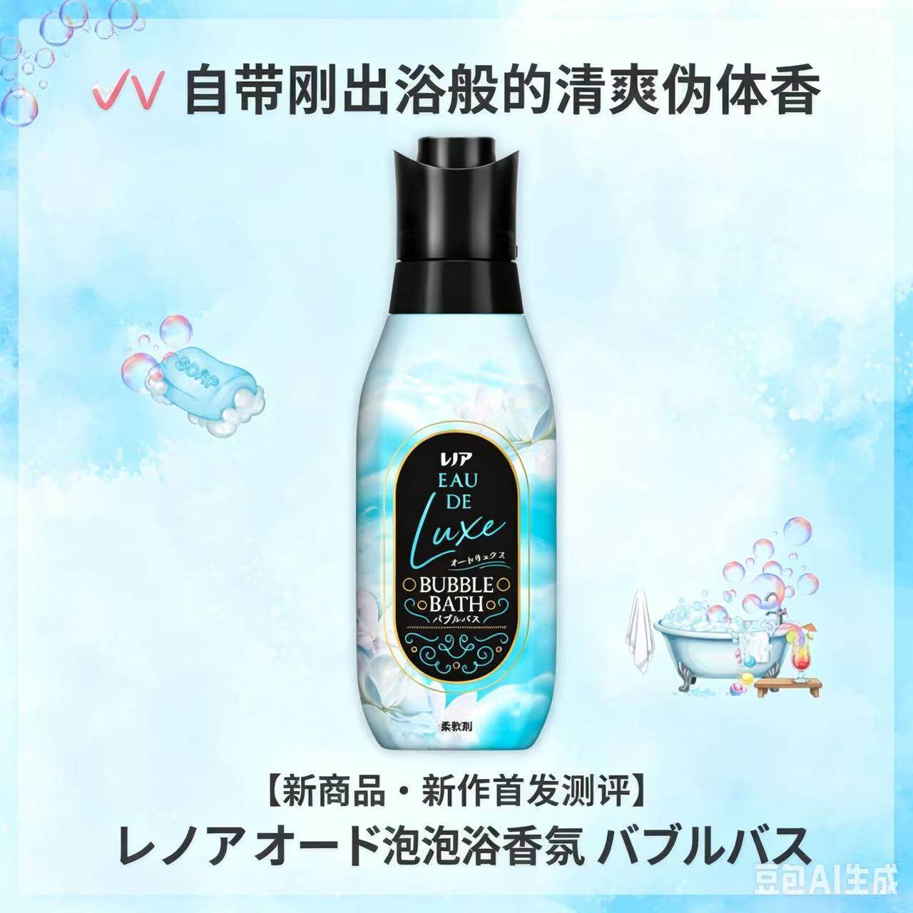 日本宝洁衣物柔顺剂留香防静电