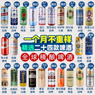 【进口】全球进口精酿啤酒组合1664/柏/龙/百/威/喜/力等啤酒整箱