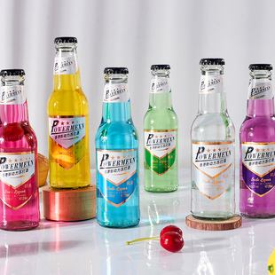 夜场KTV酒吧同款 24瓶整箱 预调鸡尾酒香港动力欧巷苏打酒216ml