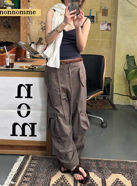 nomnonnomme DROP2推荐超好穿夏日休闲口袋工装八分裤长裤