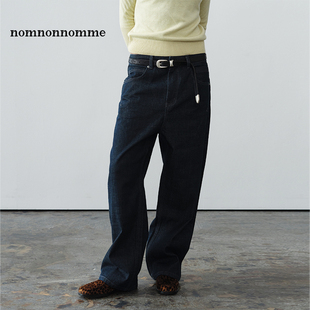 高品深色赤耳边原牛牛仔长裤 「双十二新品 」nomnonnomme经典