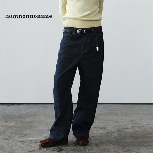 经典高品深色赤耳边原牛牛仔长裤