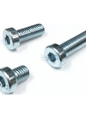 【M12-168.8级镀锌矮头内六角螺丝DIN7984薄头螺丝钉圆柱头螺栓