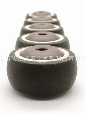 1.5寸TdPR单轮脚轮无声轮滑行静音耐磨不伤地板沙发脚轮单轮轮子