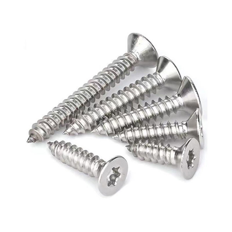 304不锈钢沉g头梅花自攻螺丝 平头防盗防拆自攻螺钉M2M2.6M3M4M5M