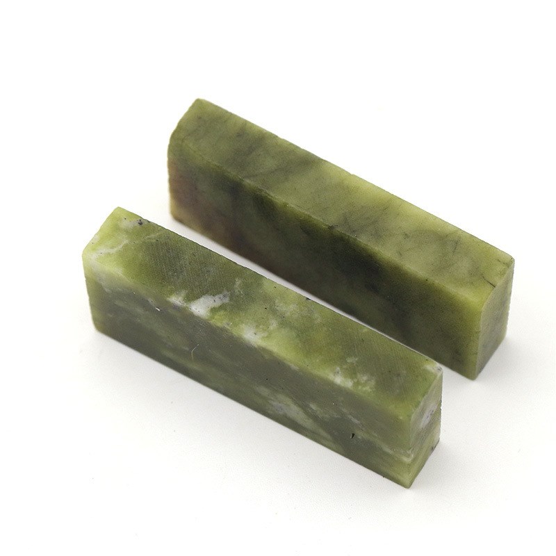 12000目天然磨刀石镜面精细家用小砥石抛光油石O绿磨石50*20*10