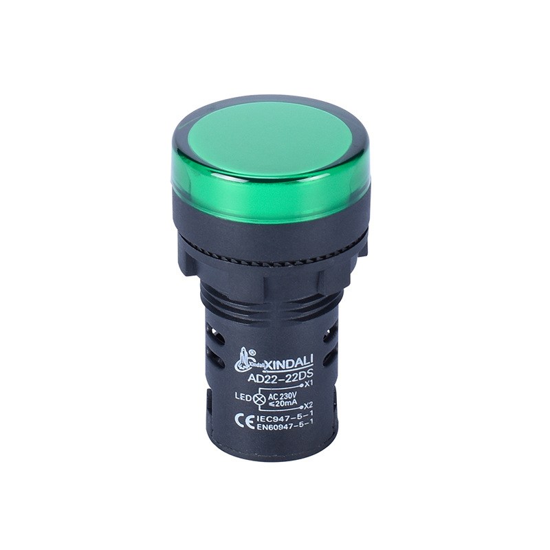 22MM纯色AD16-22DS电源工作LED信号指示灯6v12v2S4v2 20v380v