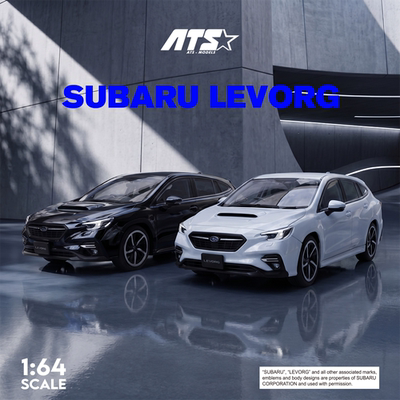 ATS1:64 斯巴鲁 LEVORG BRZ 仿真合金小比例汽车模型 摆件造型