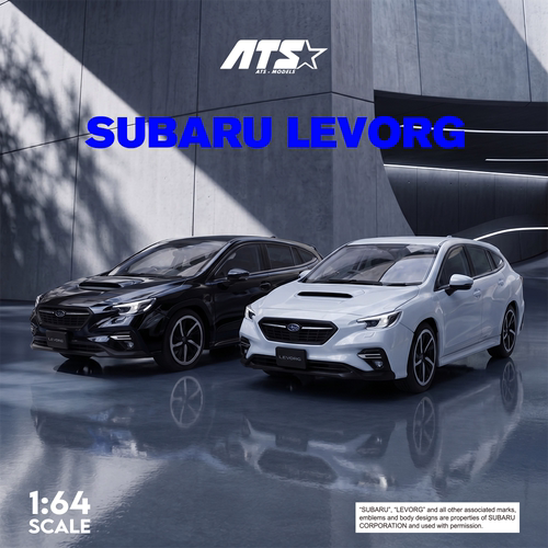 ATS1:64 斯巴鲁 LEVORG BRZ 仿真合金小比例汽车模型 摆件造型
