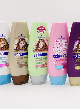 德国Schwarzkopf施华蔻schauma黑人头女士护发素250ml 多款