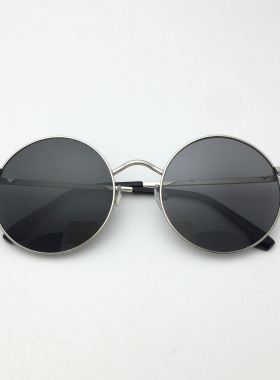 外贸出口墨镜圆框复古男女舒适