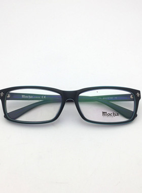 MOC板材蓝色军绿色紫色黑色方框外贸出口特价清仓近视眼镜框男女