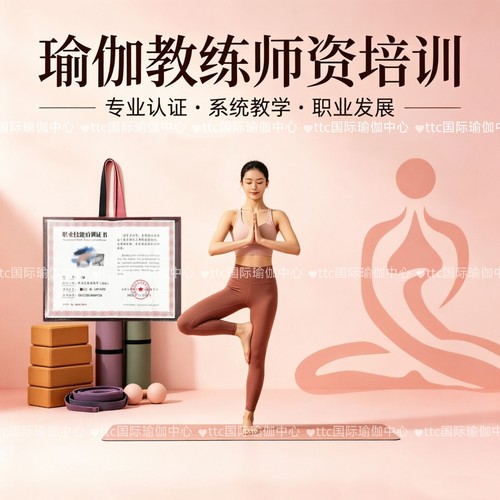 哈他瑜伽证书定制流瑜伽阴瑜伽普拉提证书孕产瑜伽教练健身证形体