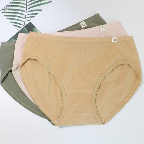 无缝大弹力薄款莫代尔三角裤女士