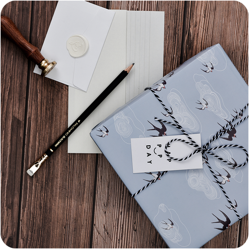 燕子有信 独角鲸原创设计生日祝福百搭礼物礼品包装纸包书纸,文具电教/文化用品/商务用品,包装纸/蜂窝纸,淘宝优惠券,粉丝福利购,淘宝优惠卷