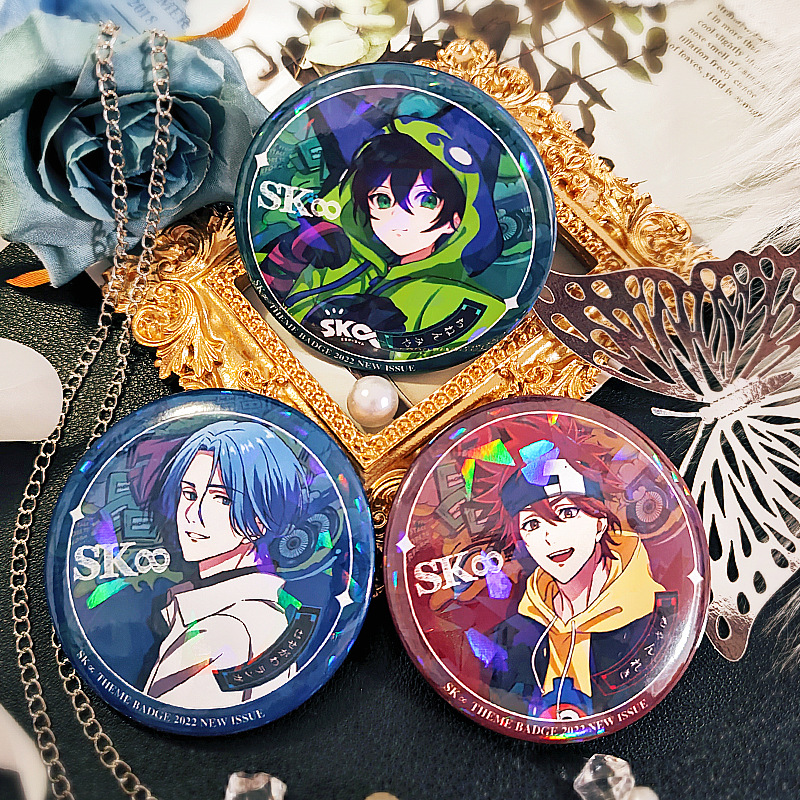 无限滑板SK8周边徽章吧唧胸针