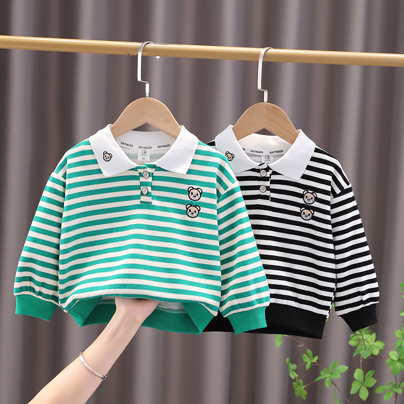 男童POLO衫春秋宝宝宽松T恤上衣