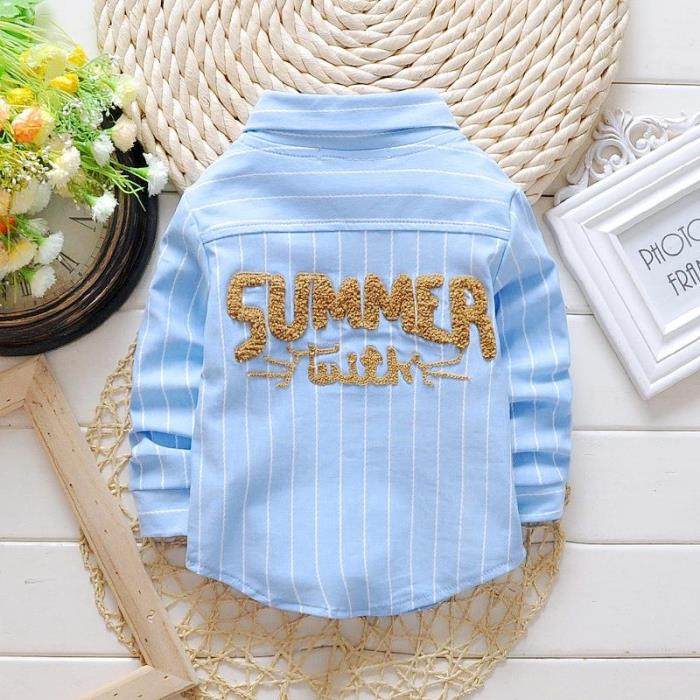 Chemise garcon à manche longue - Ref 2072818 Image 5