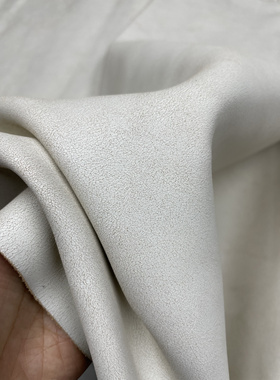 阳光皮料 意大利进口白色龟裂半植鞣 手感微软 厚度1.4mm手工皮料